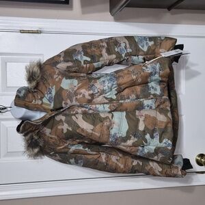 NWT Obermeyer Tuscany II Jacket Sz 10 Women's Vintage Camo